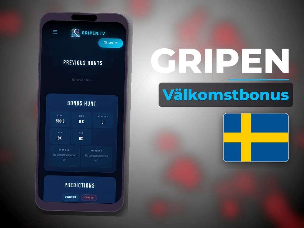 Gripen - Välkomstbonus