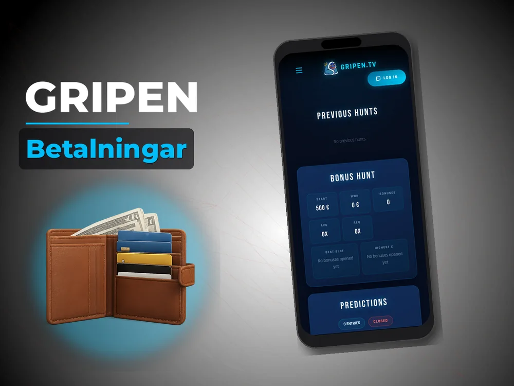 Gripen - Betalningar
