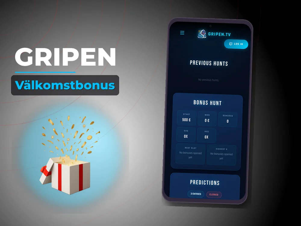 Gripen - Välkomstbonus