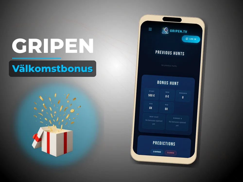 Gripen - Välkomstbonus
